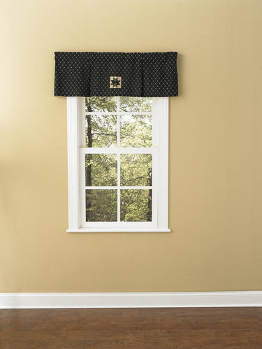 Carrington Lined Pleated Valance Park designs - The Fox Decor